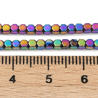 Electroplate Non-magnetic Synthetic Hematite Beads Strands G-I175-09-M-1