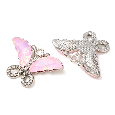 Alloy & Glass & Crystal Rhinestone Pendnats GL-CBA7C67-01P-01-1