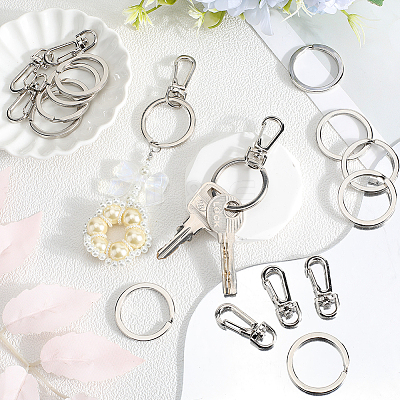 Alloy Swivel Lobster Claw Clasps FIND-SP0003-36-1