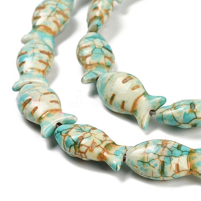 Synthetic Turquoise Beads Strands TURQ-F019-01I-1