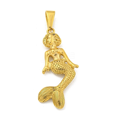 Ion Plating(IP) 304 Stainless Steel Pendants STAS-R231-01B-G-1