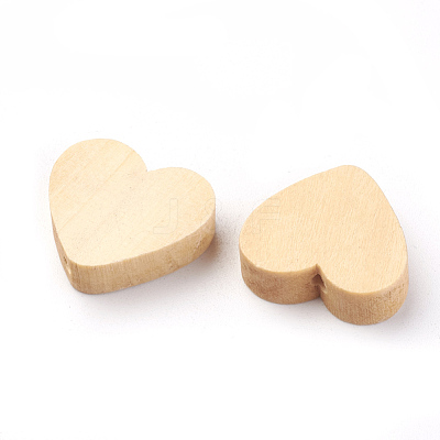 Unfinished Maple Wood Beads WOOD-S037-080-1