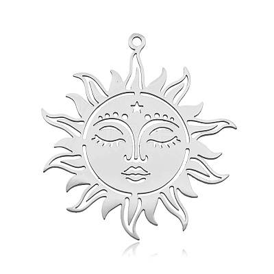 Non-Tarnish 201 Stainless Steel Pendants STAS-S105-LA725-1-1