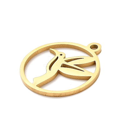 304 Stainless Steel Pendants LS-STAS-M117-02B-G-1