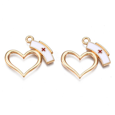 Alloy Enamel Pendants ENAM-Q443-003-RS-1