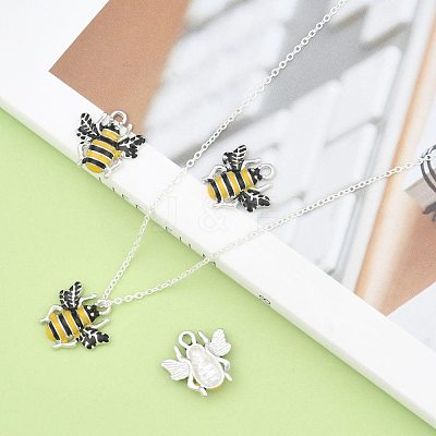 Alloy Enamel Pendants ENAM-P134-1-1