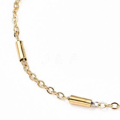 Ion Plating(IP) 304 Stainless Steel Cable Chain Bracelets BJEW-JB05655-1