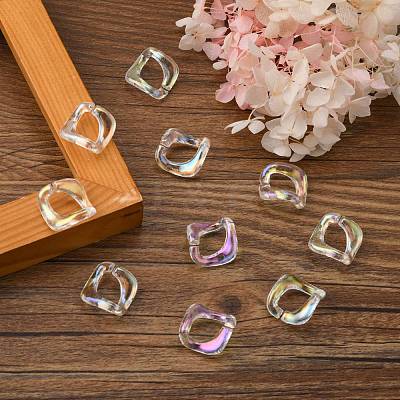 Transparent Acrylic Linking Rings OACR-S036-003A-D01-1