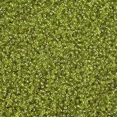 11/0 Grade A Transparent Glass Seed Beads X-SEED-Q007-F48-1
