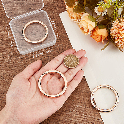 3Pcs Alloy Spring Gate Rings FIND-BBC0002-23KCG-03-1