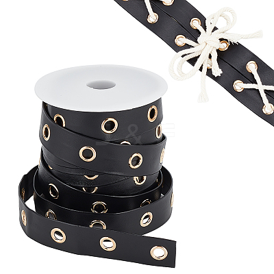 Flat Imitation Leather Cords LC-PH0001-08B-01-1