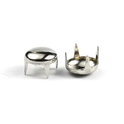 Brass Four-Claw Rivets KK-WH0076-12P-03-1