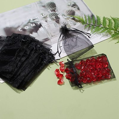 Organza Gift Bags with Drawstring OP-R016-10x15cm-18-1