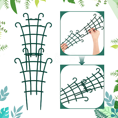 50Pcs PP Plastic Plant Supports for Climbing AJEW-PH0006-98-1
