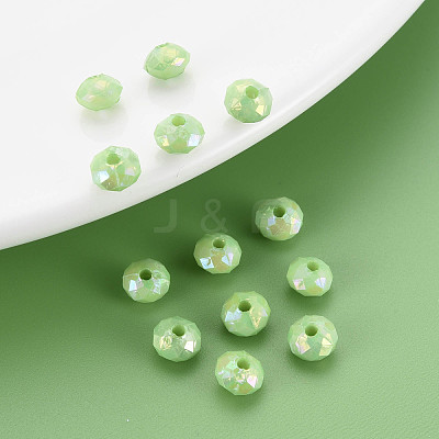 Opaque Acrylic Beads MACR-Q239-018C-08-1