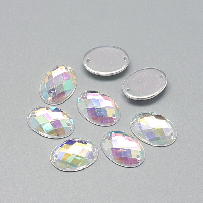 Sew on Rhinestone X-GACR-Q022-8x10-01-1