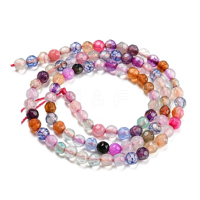 Natural Agate Beads Strands G-Q1000-01G-1
