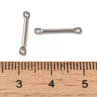 Non-Tarnish 304 Stainless Steel Connector Charms STAS-Q323-06B-P-1