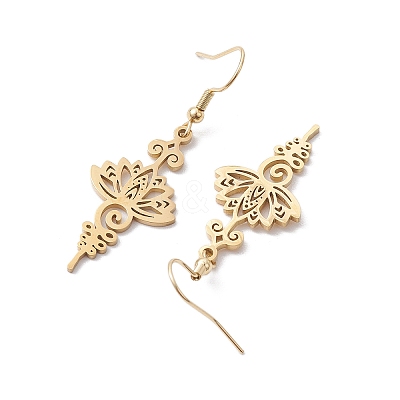 Stainless Steel Dangel Earrings EJEW-JE05771-01-1