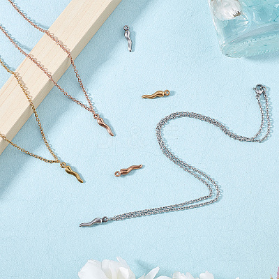 DIY 304 Stainless Steel Necklaces Kits DIY-UN0002-09-1