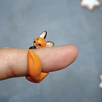 Alloy Enamel Cuff Open Rings WGBCF22-01-1