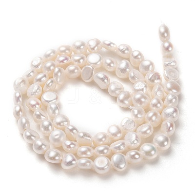 Natural Cultured Freshwater Pearl Beads Strands PEAR-N014-04B-1