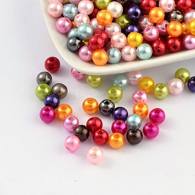 Imitation Pearl Acrylic Beads PL610-1