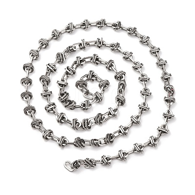 304 Stainless Steel knot Link Chains CHS-S012-12P-1