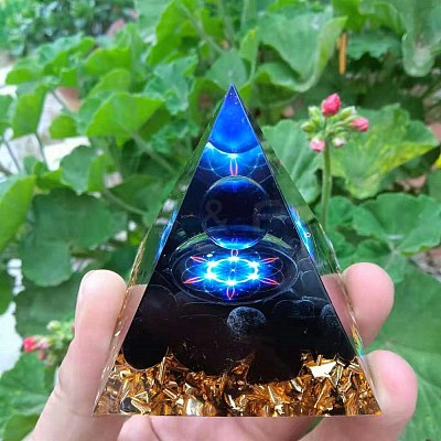Orgonite Pyramid Resin Energy Generators PW-WG38973-01-1