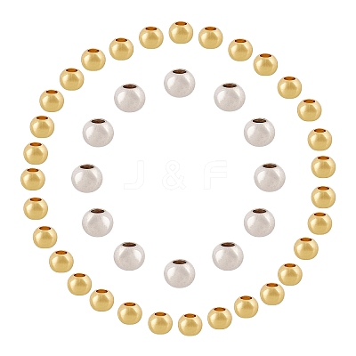 Brass Beads KK-AR0001-25-1