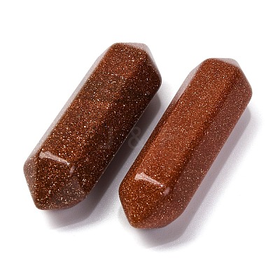 Synthetic Goldstone Double Terminated Points G-C153-01B-1
