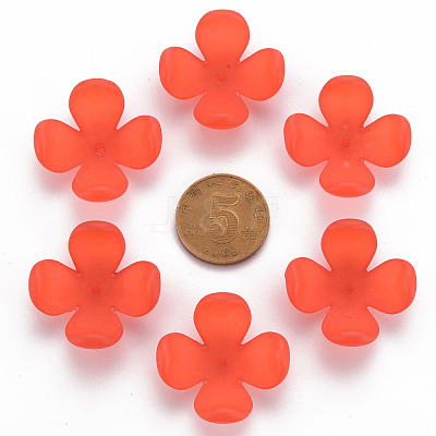 Frosted Acrylic Bead Caps MACR-S371-06A-712-1