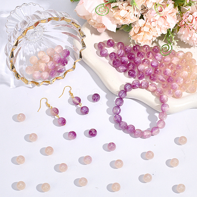 120Pcs Opaque UV Reactive Beads RESI-PA0001-35C-1