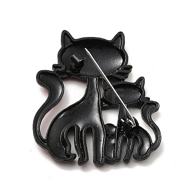Alloy Enamel Brooches X-JEWB-P013-18EB-1