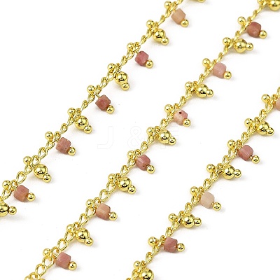 Handmade Brass Cube Link Chains CHC-L053-10G-04-1