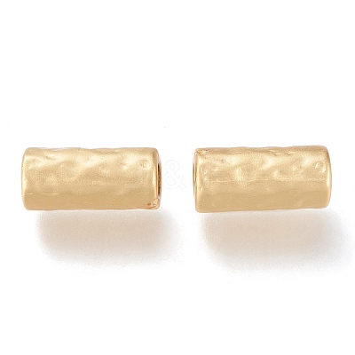 Eco-Friendly Matte Alloy Tube Beads PALLOY-N161-03-MG-NR-1