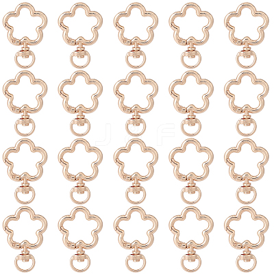 24Pcs Alloy Swivel Clasps FIND-SC0017-49A-1