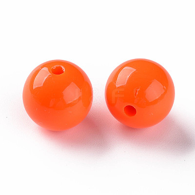 Opaque Acrylic Beads MACR-S370-C16mm-20-1
