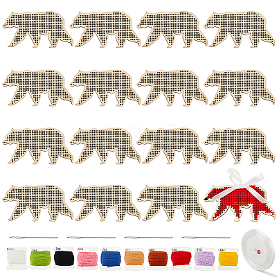 DIY Cross-Stitch Kits DIY-OC0010-97C-1