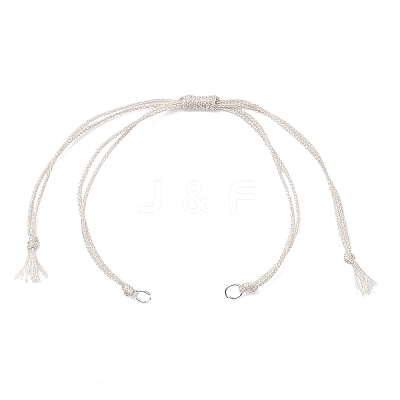 Polyester Cord Braided Bracelet Making AJEW-JB01377-1