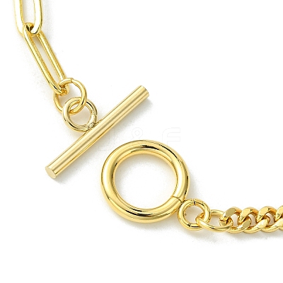 Golden Brass Charm Bracelets BJEW-JB10021-02-1
