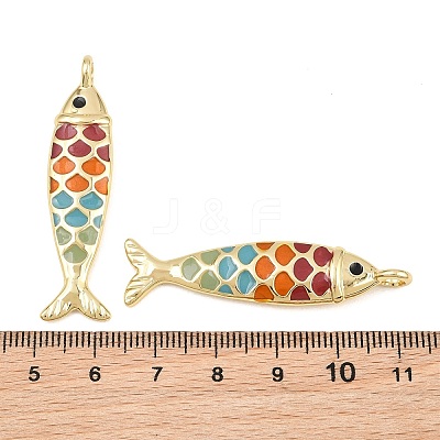 Brass Enamel Pendants KK-CBA3297-05C-G05-1