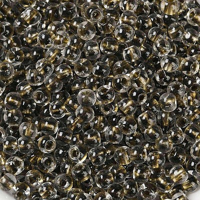 Transparent Inside Colours Glass Seed Beads SEED-A032-04M-1