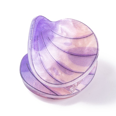Cute Mini Shell Shape Acrylic Claw Hair Clips LS-PHAR-A012-05A-1