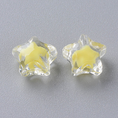 Transparent Acrylic Beads TACR-S152-01A-SS2105-1