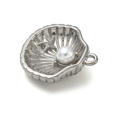 304 Stainless Steel Pendants STAS-F328-02B-P-1