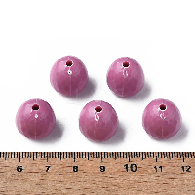 Opaque Acrylic Beads MACR-S373-10A-A12-1