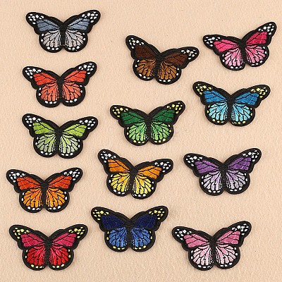 Computerized Embroidery Cloth Iron on/Sew on Patches DIY-F038-A-M-1