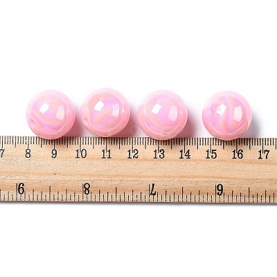 Solid Color Acrylic Beads PACR-S095-20mm-19-1