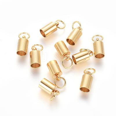 201 Stainless Steel Cord Ends STAS-L233-068D-G-1